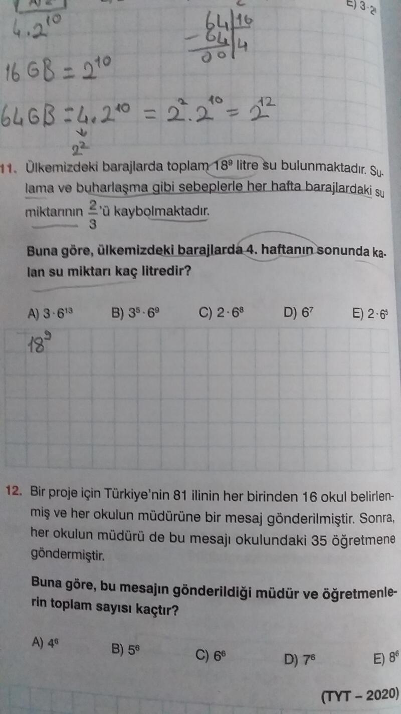 9.SINIF matematik 11.soru çalışmaya yeni başladım ne yapacağımızı anlata anlata cozermisiniz birde tavsiye filan verirseniz çok sevinirim özellikle matematik icin?*♡