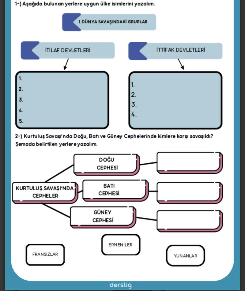 Bu soruları çözümünü anlatınız.