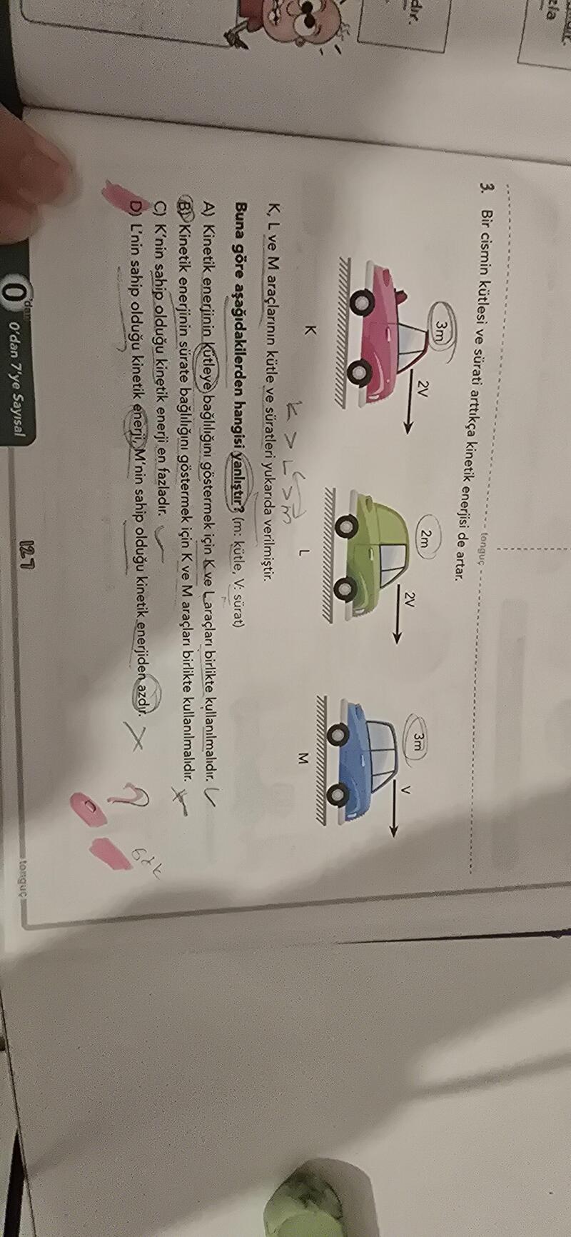 Ben yanlarında doğru veya yanlış olduklarını gösterdim ama farklı bir şey çıktı anlamadım