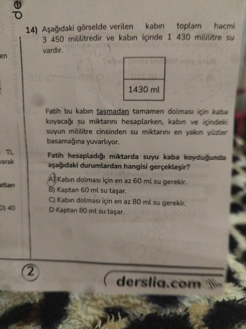 Sorunun cevabı ve çözümü nedir