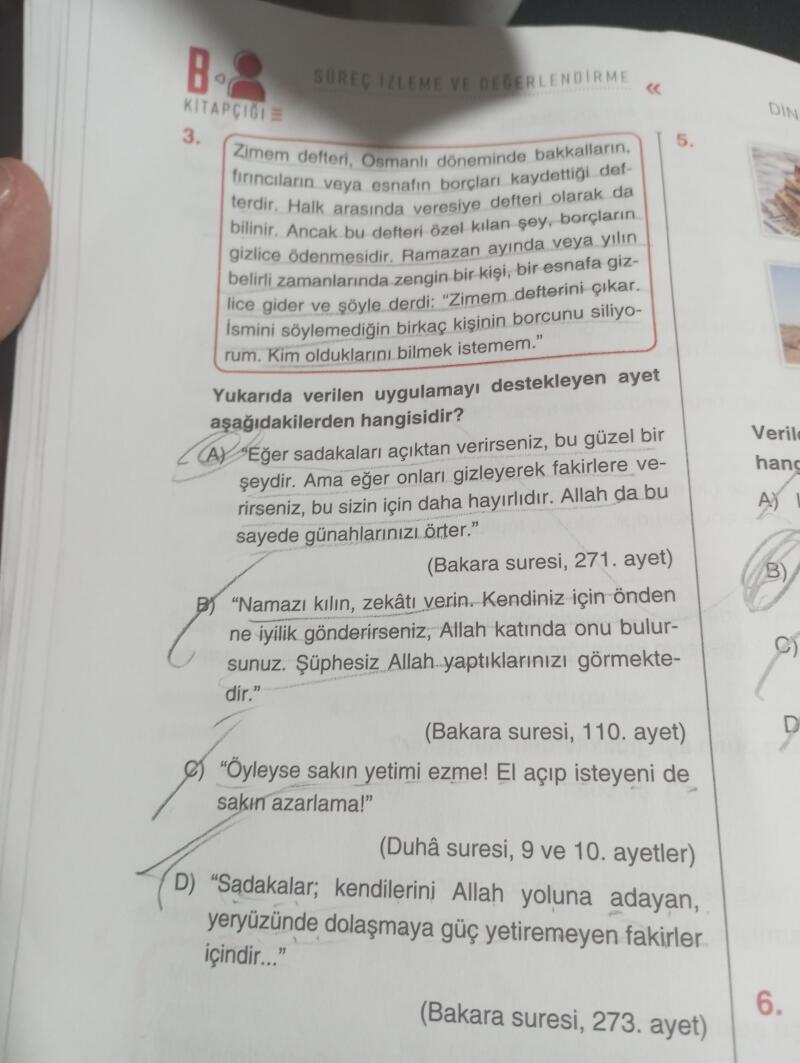 Cevabını merak ettim