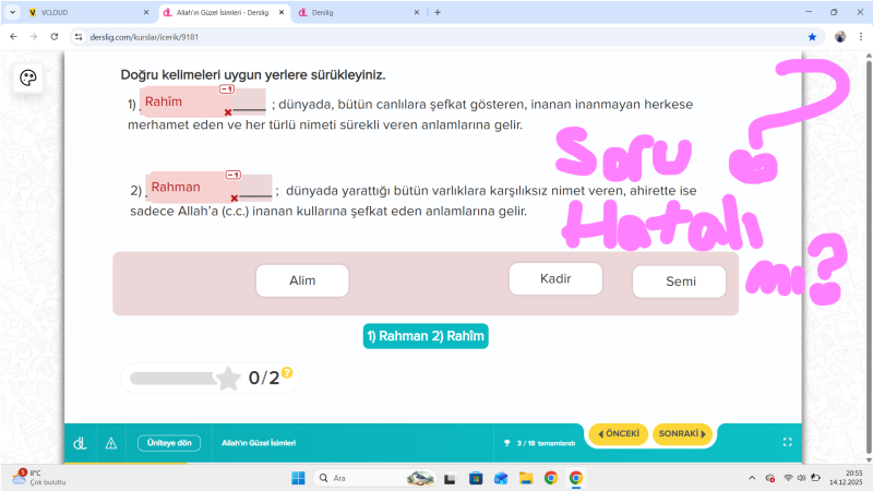 Arkadaşlar bu soru hatalı mı acaba?