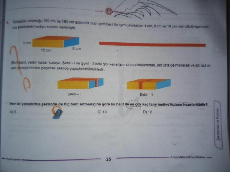 Arkadaşlar mozaik 8 sınıf soru bankası'ndan bir soru sayfa 25, 5. test 8 soru 
Soruda tam olarak ne yapacağımı anlamadım eğer yapabilen varsa ayrıntılı bir şekilde anlatabilir mi??