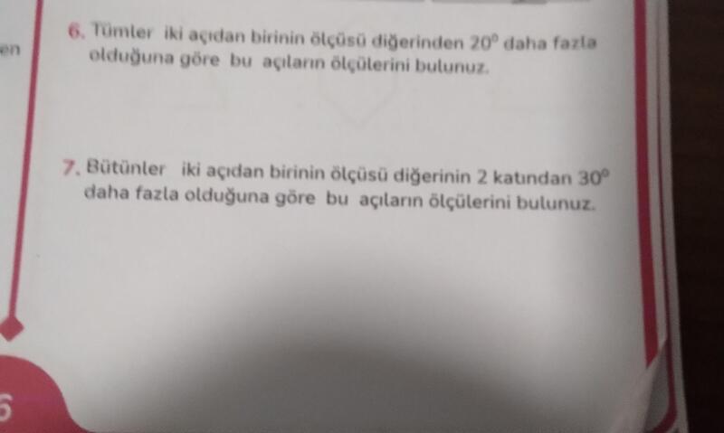 Bu soruların cevaplarını yazabilir misiniz?
