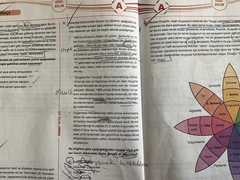 9. soru ya bakabilen