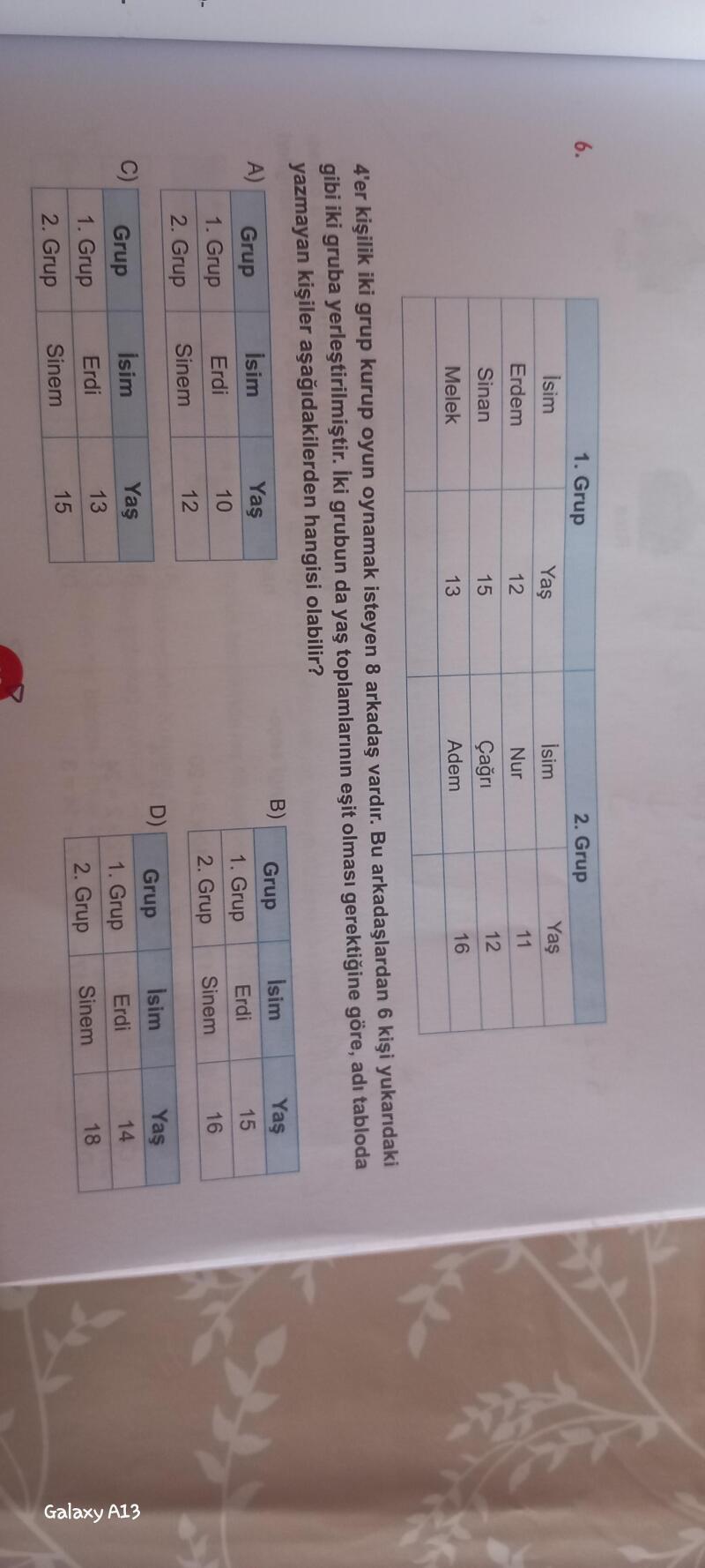 Bu sorunun cevabı nedir?
Bilenler yazabilir mi?