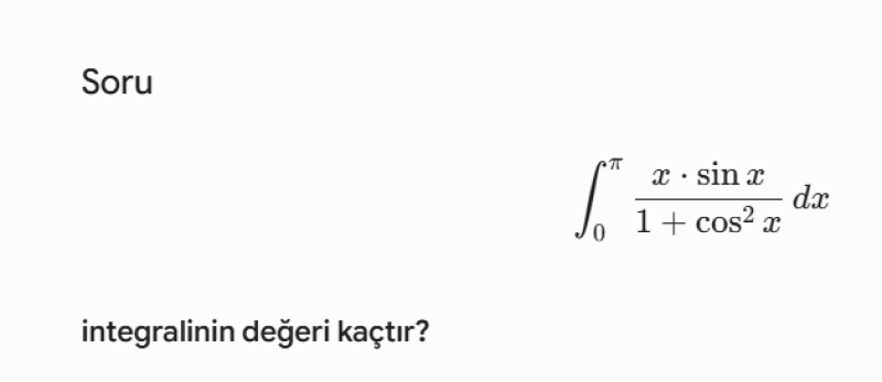 bu soruyu ilk bilene yıldız ultra zor bilen olmaz