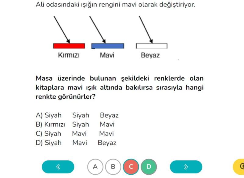 Cevap nasıl D oluyor.