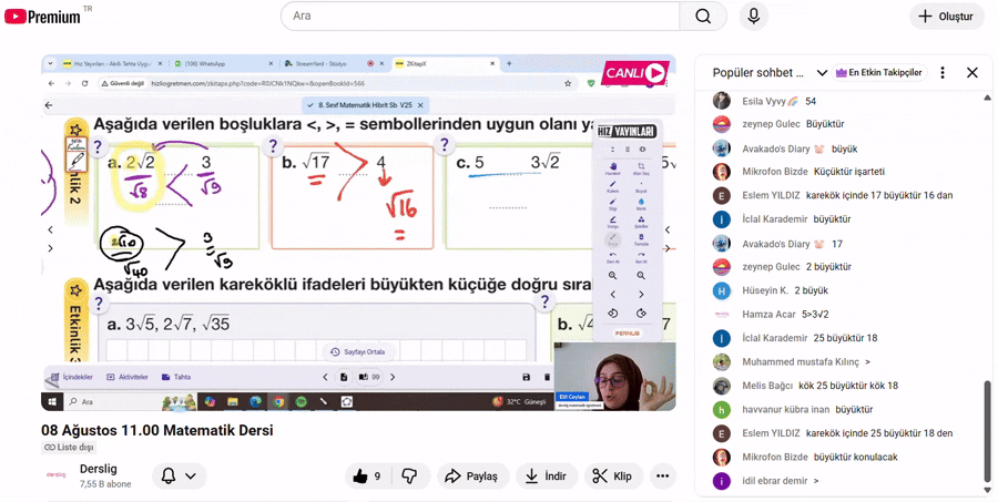 yazılı hazırlık kampı canlı yayın