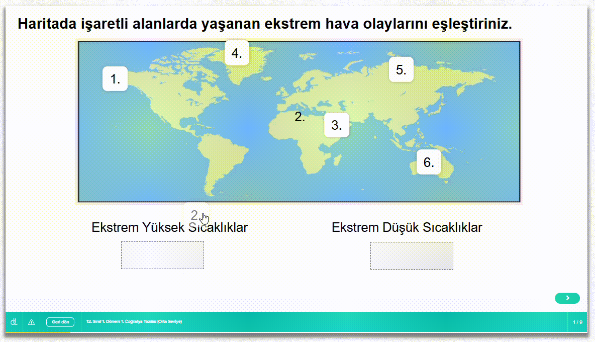 yks 1. dönem yazılı