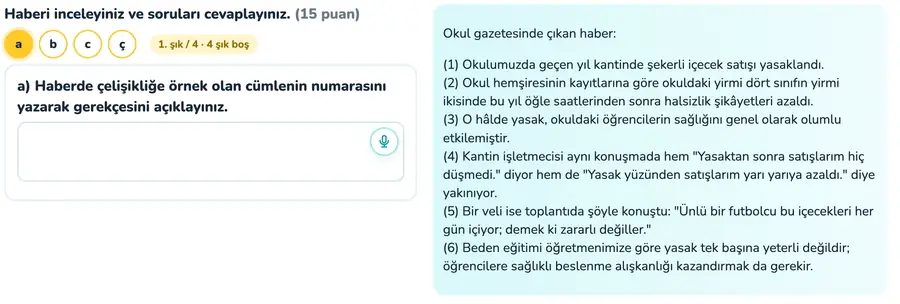 Haberde çelişiklik ve safsata 10. sınıf felsefe provasında okul gazetesindeki haberde çelişiklik, görüş ve safsata örneklerinin bulunduğu animasyon